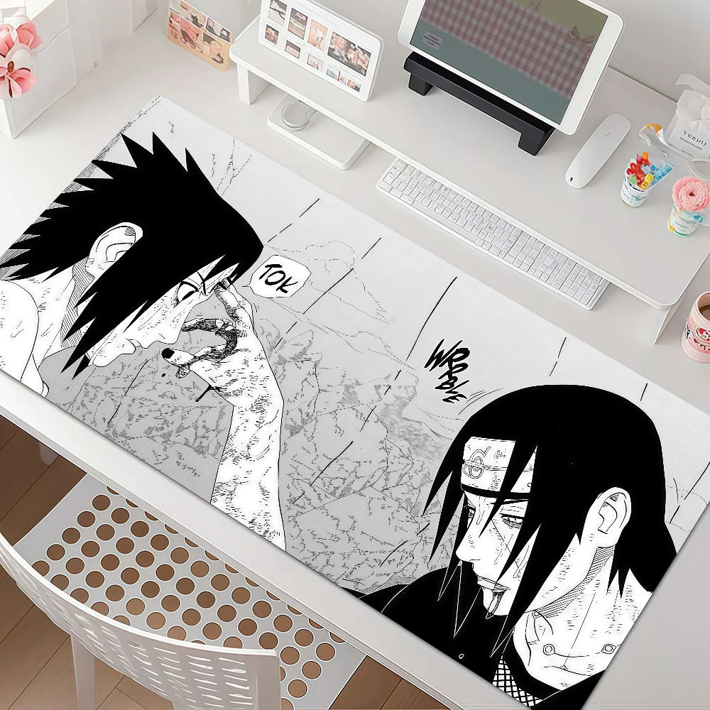Adventure Anime N-NARUTO Mouse Pad Square Office Gaming Desk Mat Waterproof Non-Slip Rubber Decorative