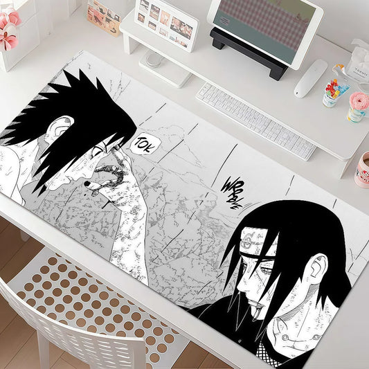 Adventure Anime N-NARUTO Mouse Pad Square Office Gaming Desk Mat Waterproof Non-Slip Rubber Decorative