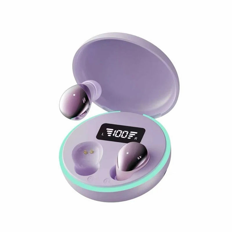 B52-Wireless bluetooth headset small earbuds sleep work sports invisible headphones HD HIFI bass sound quality earphones