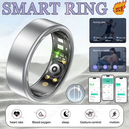 2026 Smart Ring New Technology free gifts Couple Ring for Women Men  Waterproof Sport Rings Heart Rate Pressure Monitor All Size