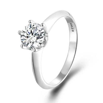 BLUEENCH GRA Certified 1-3CT Moissanite Ring VVS1 Lab Diamond Solitaire Ring for Women Engagement Promise Wedding Band Jewelry