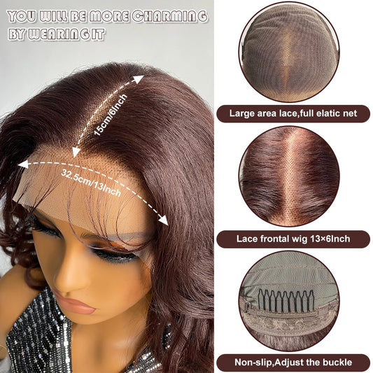 Latisha 13X6 HD 13X5X1 Synthetic Lace Front Wigs Curly Pre Plucked Lace Frontal Wig with Bangs for Women Highlight with Babyhair