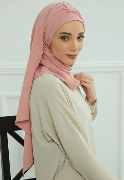 Large Plain Muslim Hat Inner Hijab Caps Ramadan Headwraps Pre-design