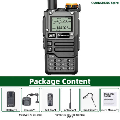 Quansheng UV K5 8 V3 Walkie Talkie Two Way Radio 2MB Memory Long Range AM FM Ham Camping Communication K6 Wireless Set Station