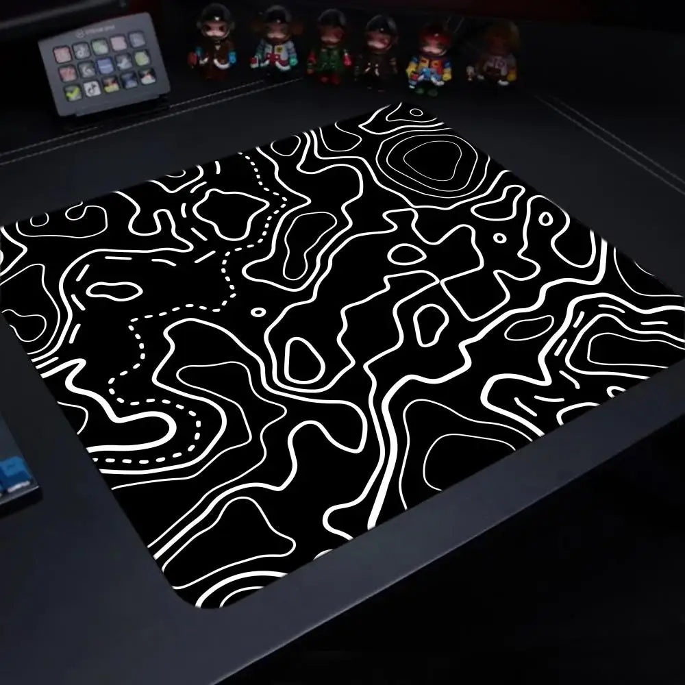Fluid Mouse Pad 22X18 40X45 Square Computer Accessories Office Game Table Mats Rubber Anti-slip Mousepads Small Decor Desk Pads