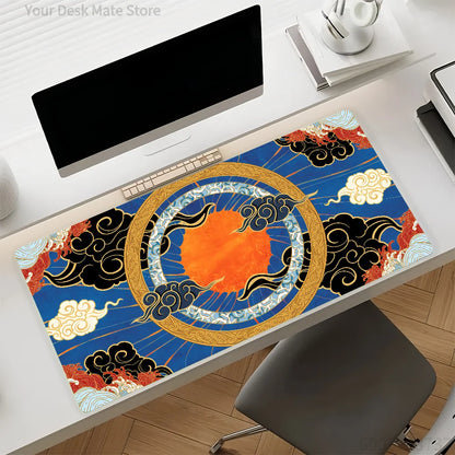 Art Amaterasu Mouse Pad Non-slip Rubber Gamer Balance Computer Mat Decoracion Deskmat Laptop Office Large