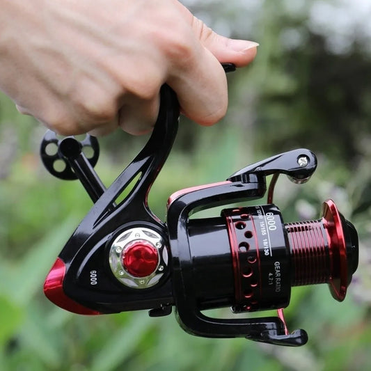 Durable Max Drag 12KG Fishing Reel 5.2:1 1000-7000 Spinning Reels Lightweight Low Noise Sea Fishing Tool Fishing Accessories