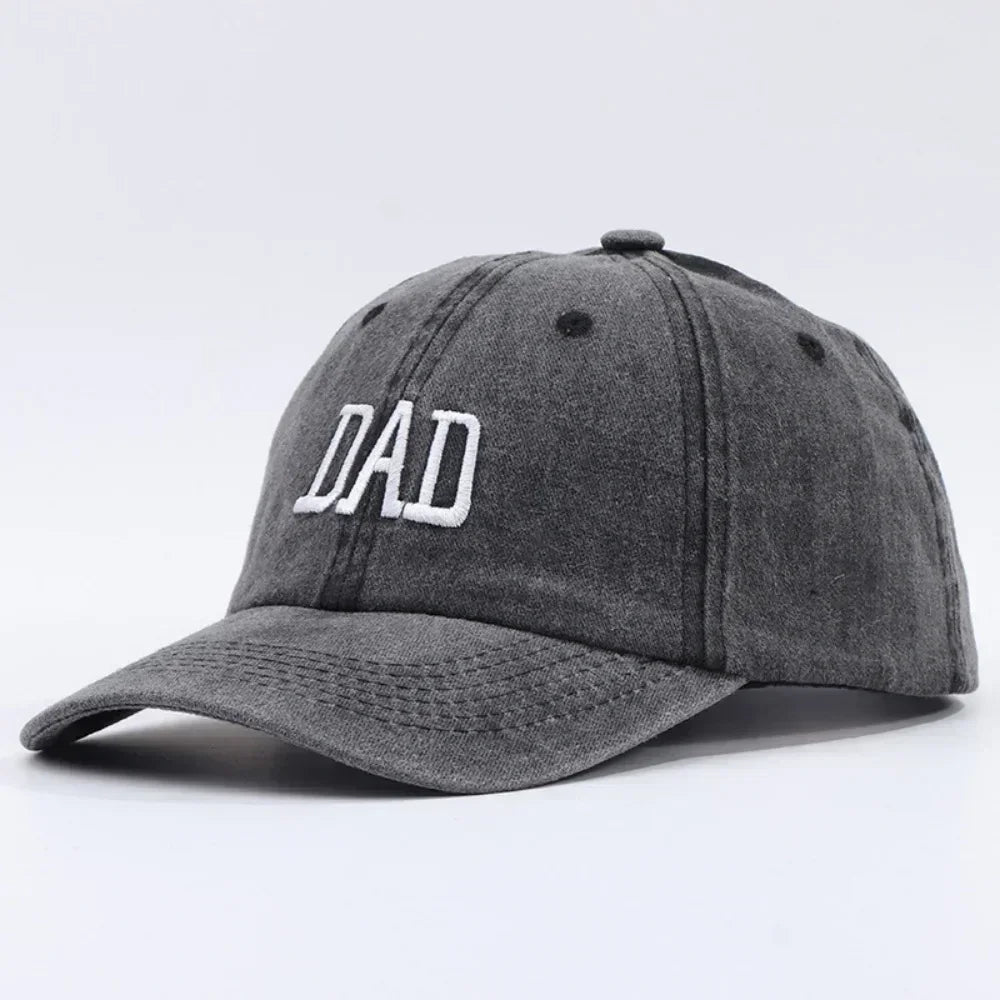 DAD MOM Embroidered Baseball Hat Men's and Women's Retro Vintage Fashion Outdoor Couple Hat Hip Hop Hat