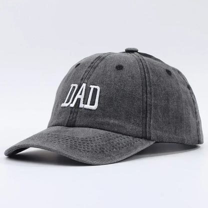 DAD MOM Embroidered Baseball Hat Men's and Women's Retro Vintage Fashion Outdoor Couple Hat Hip Hop Hat