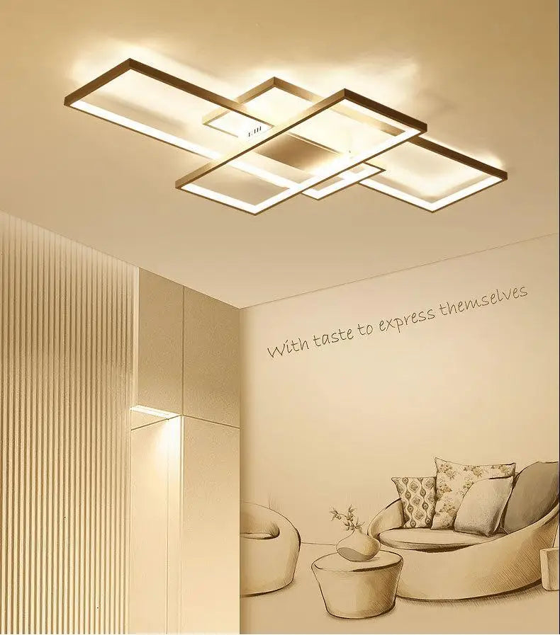 Remote Control Living Room Ceiling Lights Modern Dimmable led Ceiling Lamps Restaurant LED Ceiling Light Dining Room Lighting