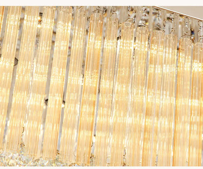 K9 Crystal Ceiling Lights LED Modern Lamps Luxury Chandelier Living Room Dining Bedroom Rectangle LED Lighting Hotel Mall Shop