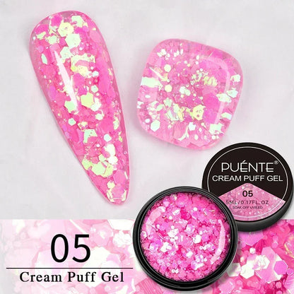 7.5ML Summer Fruit Series Cat Magnetic Gel Nail Polish Green Purple Pink Cat Eye Gel Soak Off UV Nail Art Varnish For Manicure