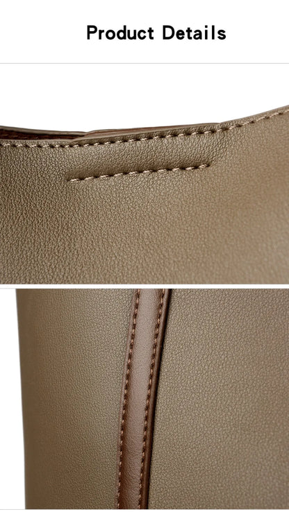 Large Capacity Shopping Bag for Daily Commuting Hand Bags Luxury Shoulder Bags High Quality Pu Leather Hnadbags Caual Tote Sac