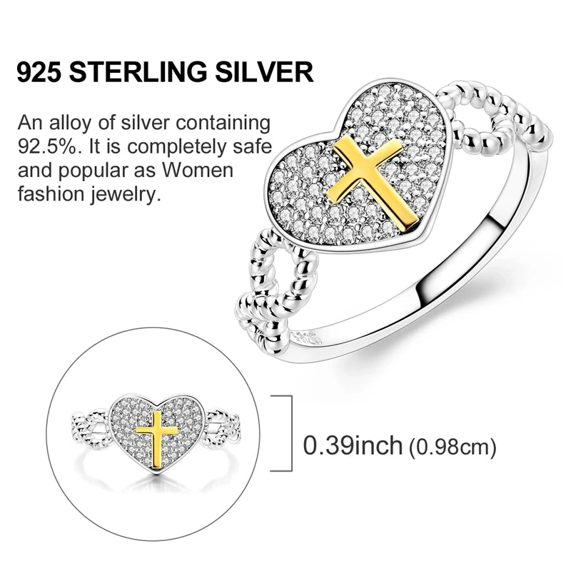 Original 925 Sterling Silver Ring Sun Star Moon Love Bowknot Sunflower Ring For Women Wedding Anniversary Ring Jewelry Gift