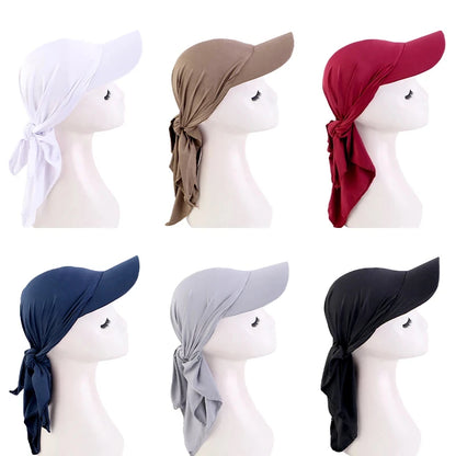 2024 New Instant Hijabs Hijab Cap for Women Bonnet Voile Muslim Sun Hats Scarf Wrap Baseball Caps Bandana Hijab Bonnet Turban