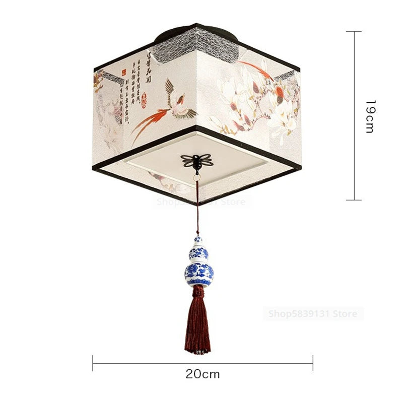 Classical Simple Chinese Style Ceiling Lights Round Square Led Ceiling Light Fixtures Morden Home Decor for Living Room Lights