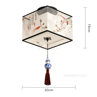 Classical Simple Chinese Style Ceiling Lights Round Square Led Ceiling Light Fixtures Morden Home Decor for Living Room Lights