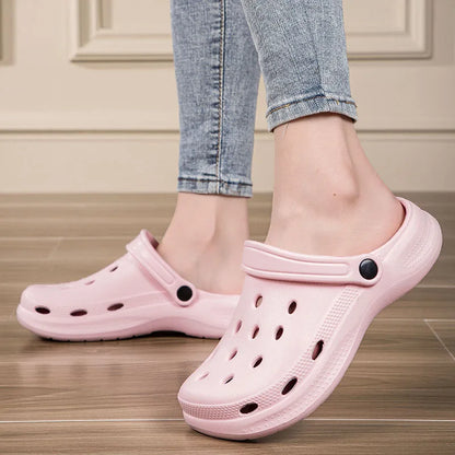 2026Summer Men Clogs Sandals Men's and Women's Leisure Slippers Beach Slides Home Garden Shoes Outdoor Sandals Plus Size46 47 48
