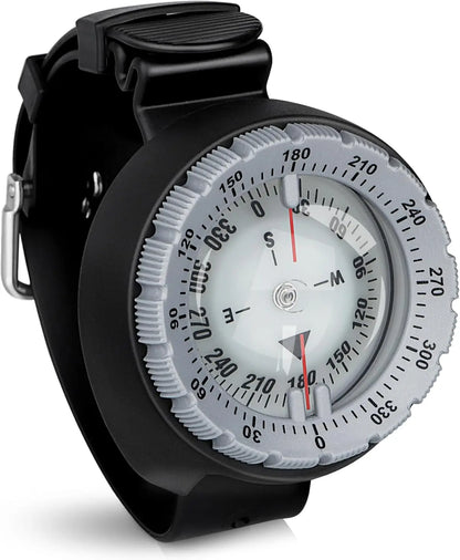 Digital Underwater 50m Diving Compass Professional Waterproof Navigator Digital Scuba Luminous Balanced Watch Swimming Outdoor