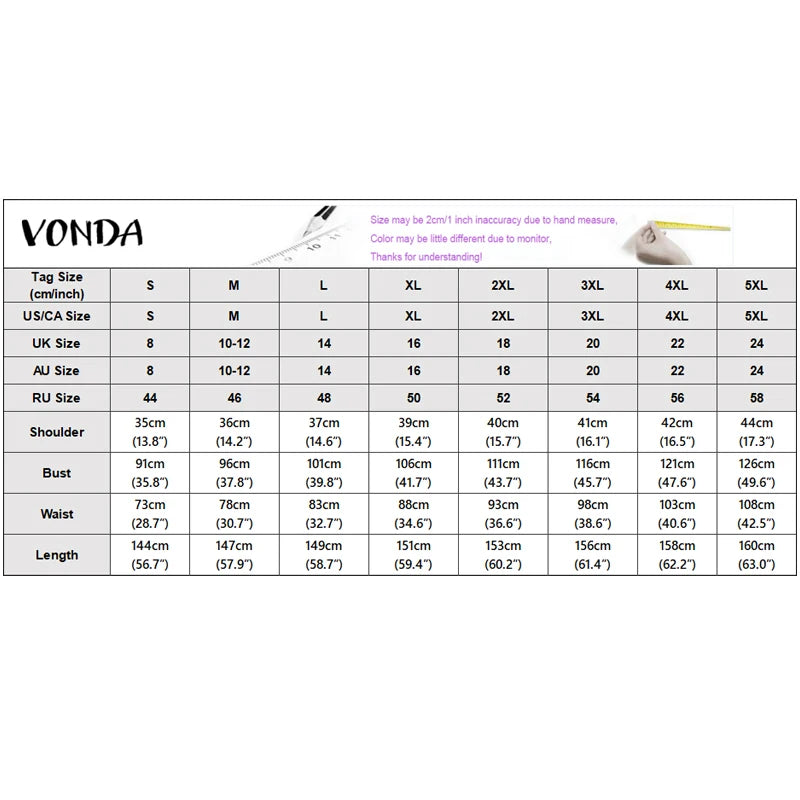 VONDA Summer Women Jumpsuits Sleeveless Fashion Wide Leg  Jumpsuits Rompers Playsuit Elegant OL Work Overalls Solid Trousers