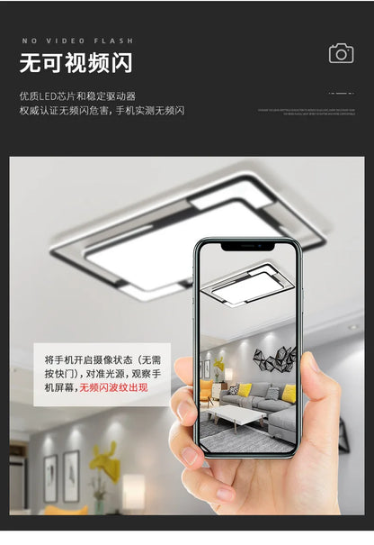 Living Room LED Ceiling Lamp Modern Simple Bedroom Room Dining Light Nordic Lustre Home Decoration Interior Lighting Chandelier