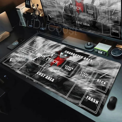 One Piece Zoro Luffy Card Battle Mat Opcg Single Player Board Game Card Battle Cards Pad 60X35cm Playmat PC Extended Mousepad