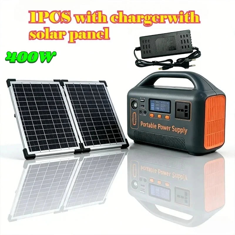 500W 220V Portable Power Station 400W 15-30Ah Power Bank LiFePO4 for Solar Generator Outdoor Energy Camping RV Backup Power Bank