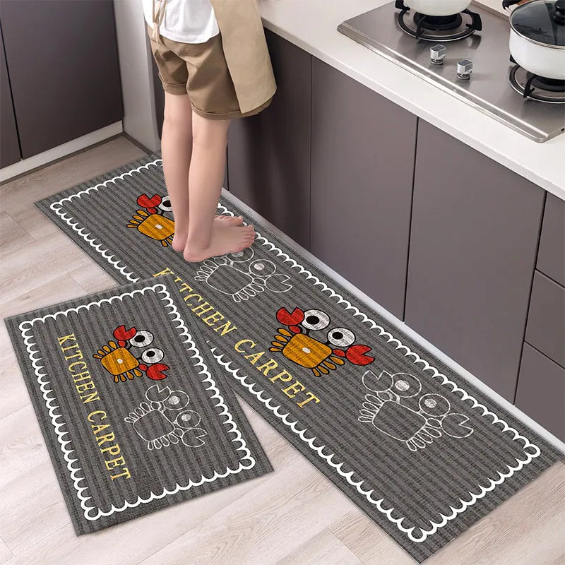 Non-slip Kitchen Carpets for Living Room Long Area Rug Kitchen Floor Mat Carpets Entrance Door Mat Hom