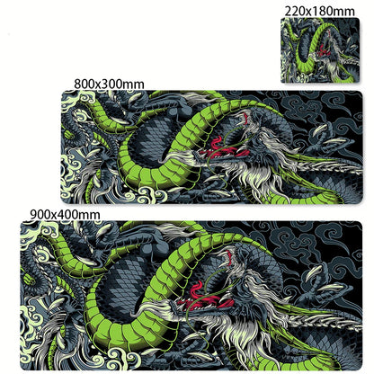 Black and White Dragon Mouse Pad Large Gaming Mousepads Computer Mousepad Mouse Mat 90x40cm Desk Pads For PC Keyboard Mats Table