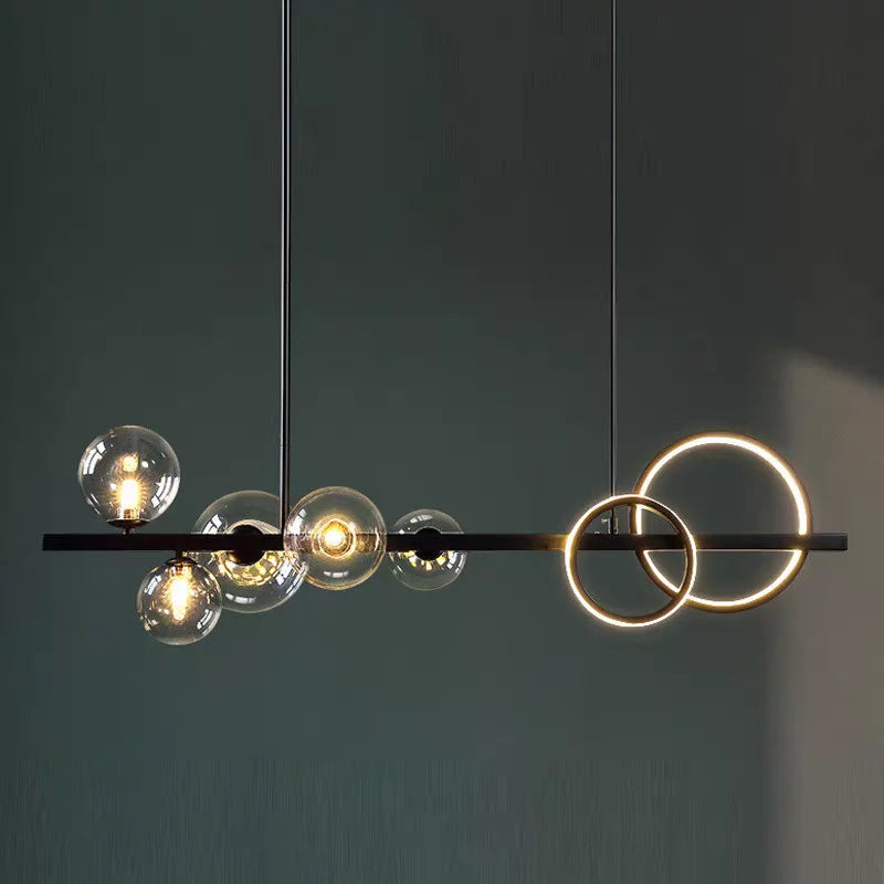 Magic Bean Long Pendant Lights Nordic Restaurant Modern Creative Kitchen Light Luxury Living Room Bar Decor Lighting G9 Bulb