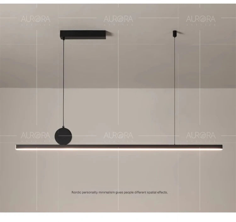 Pendant Lights Modern Simple Dining Room Lights For Kitchen Long Chandelier Living Room Pendant Lamp Home Decoration Lighting