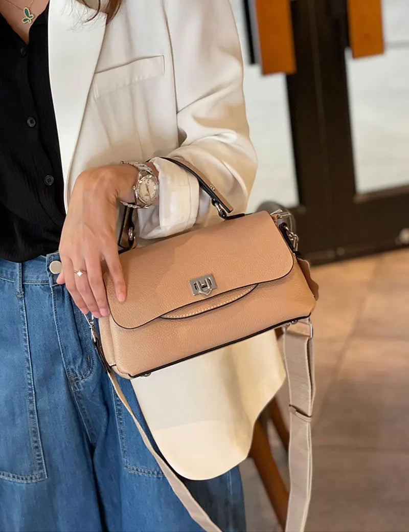 Genuine Leather Women's Bag Luxury Designer Crossbody Bags High Quality Cowhide Women Shoulder Bag Female Handbags M8863
