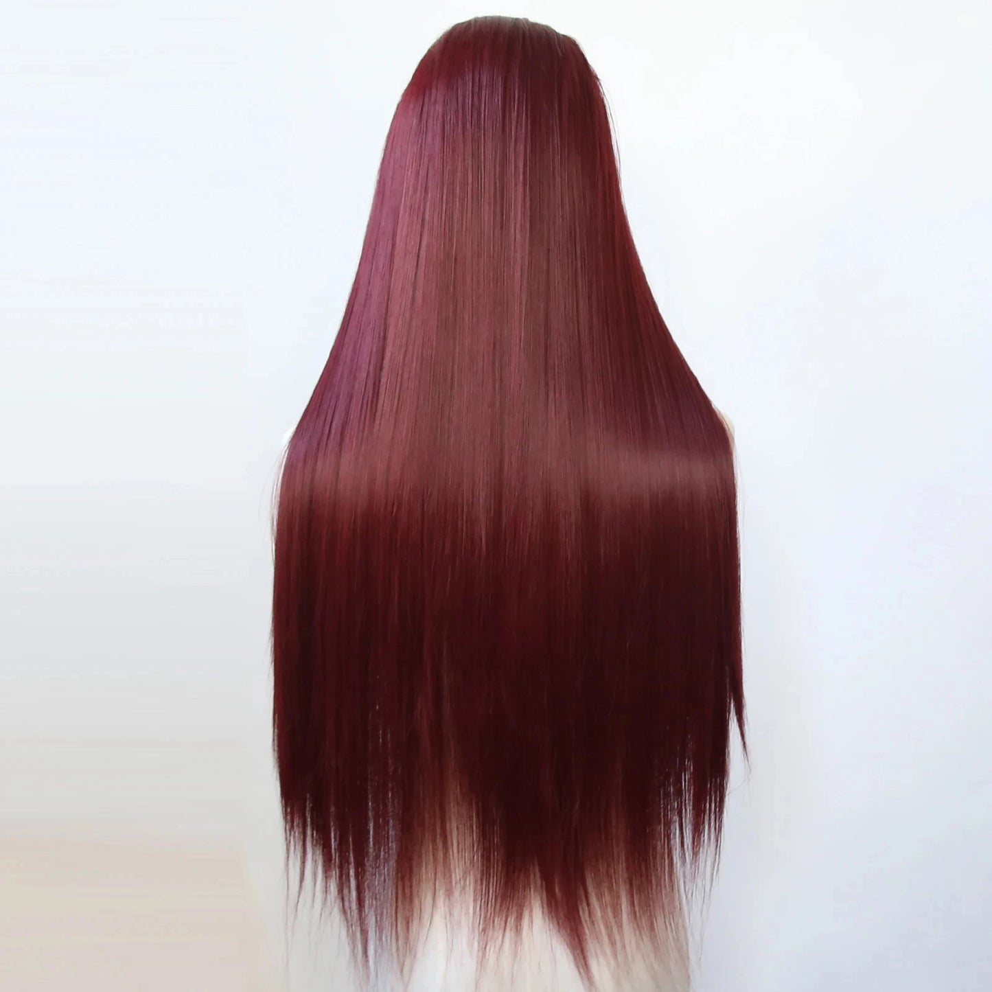 Ashely 13*4 Dark Brown Synthetic Lace Front Wigs Brown Long Straight Lace Front Wig for Women Pre Plucked Natural Hairline
