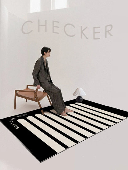 French Retro Living Room Decoration Plush Carpet Large Area Non-slip Mat Light Luxury Rugs for Bedroom Thicken Cream Lounge Rug