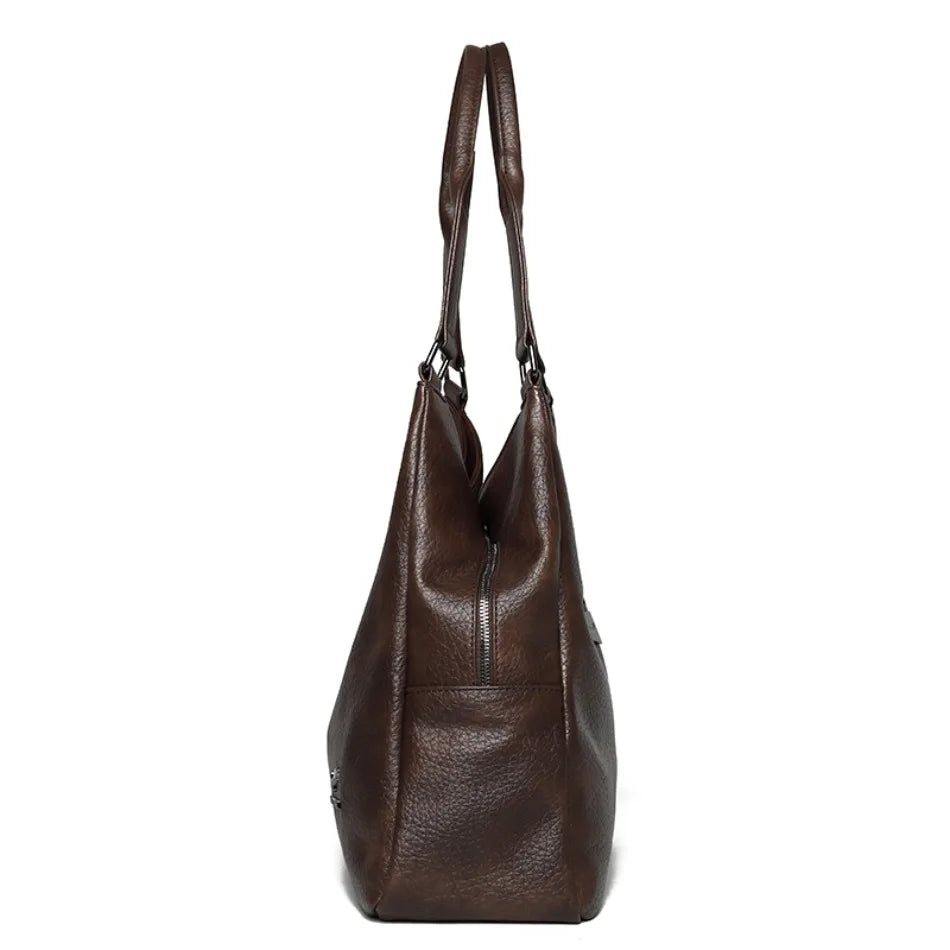 Three Layers Genuine Brand Tote Bag Luxury Handbags for Women Mom Shoulder Hand Bag Designer Top Quality Soft Leather Sac New