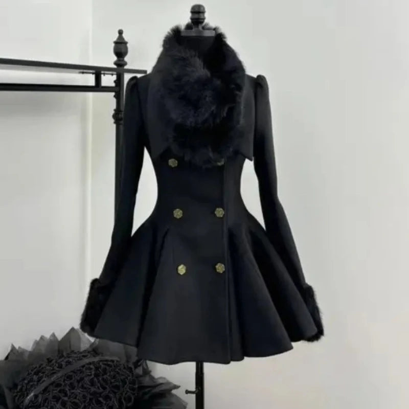 Autumn Korean Fashion French Elegant Women's Suit Warm Y2k 2 Piece Set Office Lady Slimming Design Party Outfits Woman Clothing