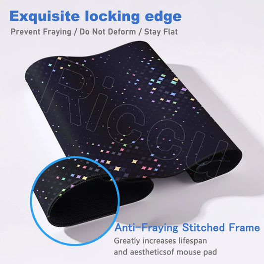 Minimalism Computer HD Mouse Mat Large Desktop Decoration Non-slip Carpet XXL Gamer Anime Office Mausepad Star Table Pad Durable