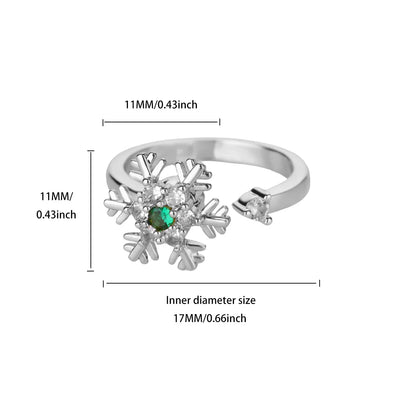 Anti Stress Anxiety Fidget Rings for Women Stainless Steel Sunflower Sun Star Spinner Ring Christmas Jewelry Gifts Dropshipping