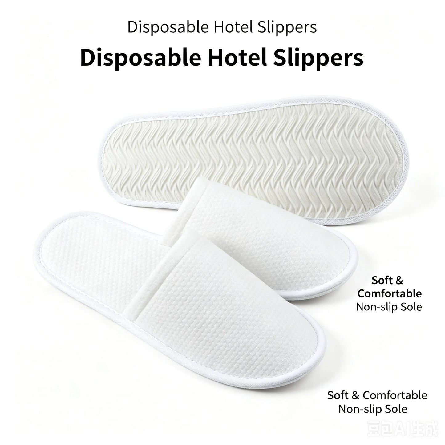 Spot wholesale hotel disposable slippers thickened guest bed slippers hotel