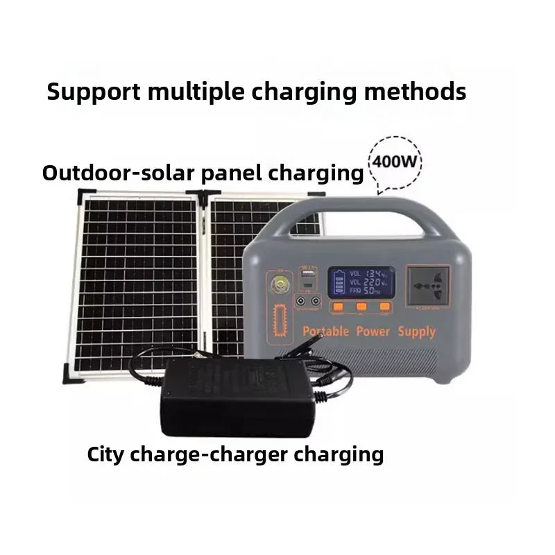 New 400W Portable Power Station 220V 192Wh Power Bank LiFePO4 for Solar Generator Outdoor Energy Camping RV Backup Power Bank