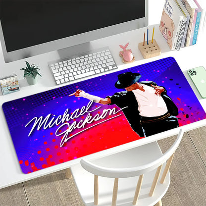 M-Michael J-Jackson Mouse Pad Large Desk Mat Keyboard Ergonomic Office Rubber PC Non-slip Anti-fray Home Custom Best Price