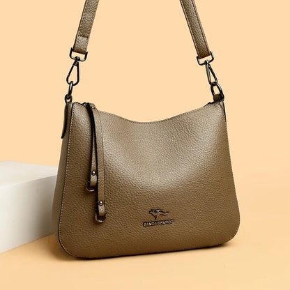 Luxury Leather Large Capacity Handbags Women Bags Designer Tote Bag Shoulder Crossbody Sac Ladies Shopping Messenger Bags