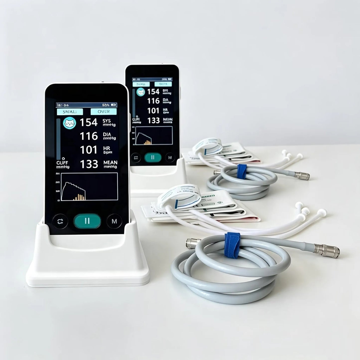 Veterinary Blood Pressure Monitor Handheld Pet Electronic Blood Pressure Meter Cat Dog Animal Blood Pressure Gauge