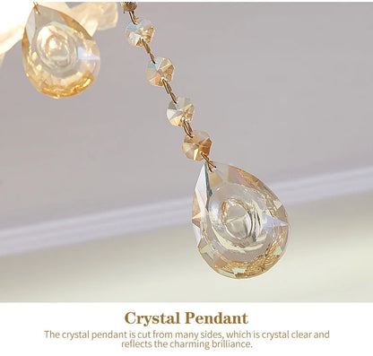 Nordic Modern Luxury Ceiling Chandelier Lighting 2025 Lustre Living Room Hotel Villa Lobby Crystal Hanging Lamp Luminaria Lights