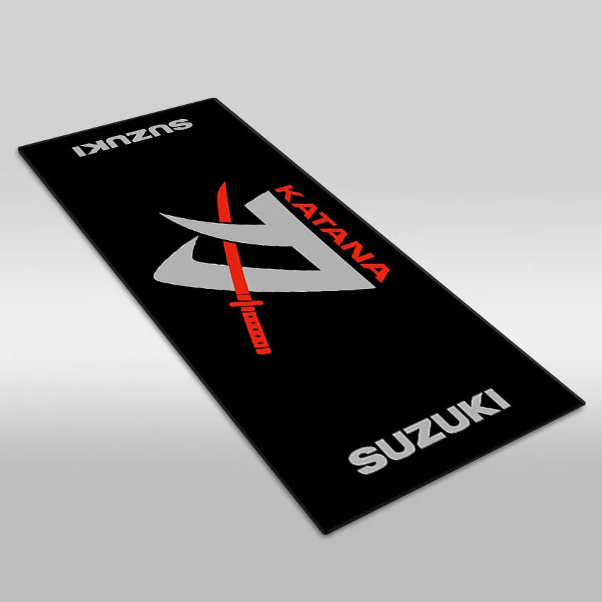 Motorcycle Display Carpet Suzuki Parking Mat Non Slip Garage Rug for Sports Racing Moto Electric Bike Entrance Home Decor