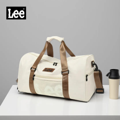 LEE Smart Gym Duffel Bag with Shoe Compartment Dry Wet Bag Men Women Waterproof Large Size Sport Training Luggage Travel Bag
