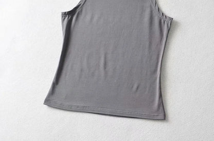 2024 Summer NEW Arrival Women Solid Color Causal Sexy Croped-Top Sleeveless Tank Streetwear