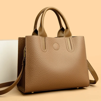 Luxury Female Trend Vintage Tote Bag High Quality Leather Crossbody Shoulder Bag Women Brand Designer Large capacity Handbag