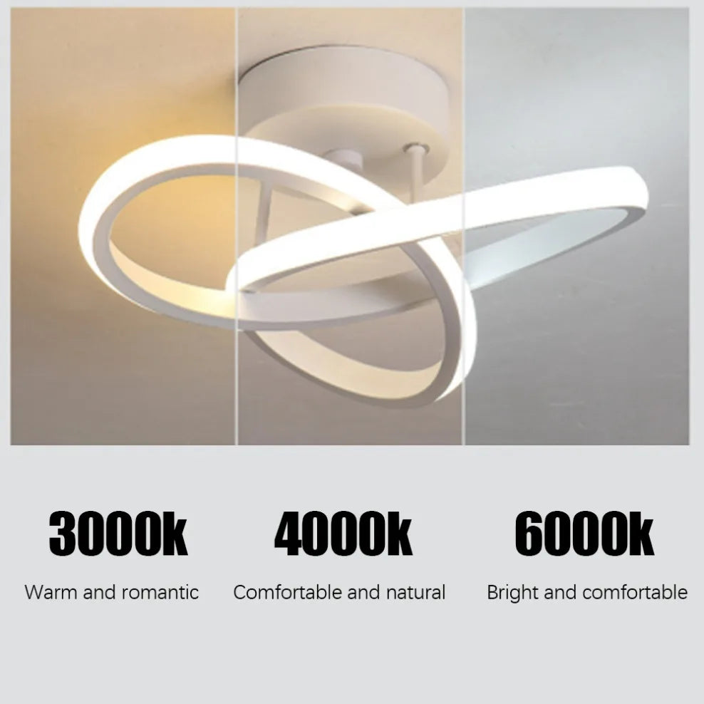 LED Strip Aisle Ceiling Lights Modern Minimalist Living Room Lamps For Balcony Entrance Staircase Home Decor corridor lamp