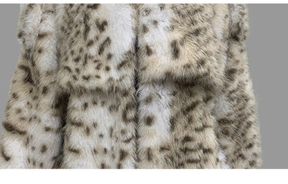 Nerazzurri Autumn Winter Colorful Oversized Thick Warm Hairy Faux Lynx lynx Fur Coat Women Sashes Luxury Fluffy Jacket Clothes